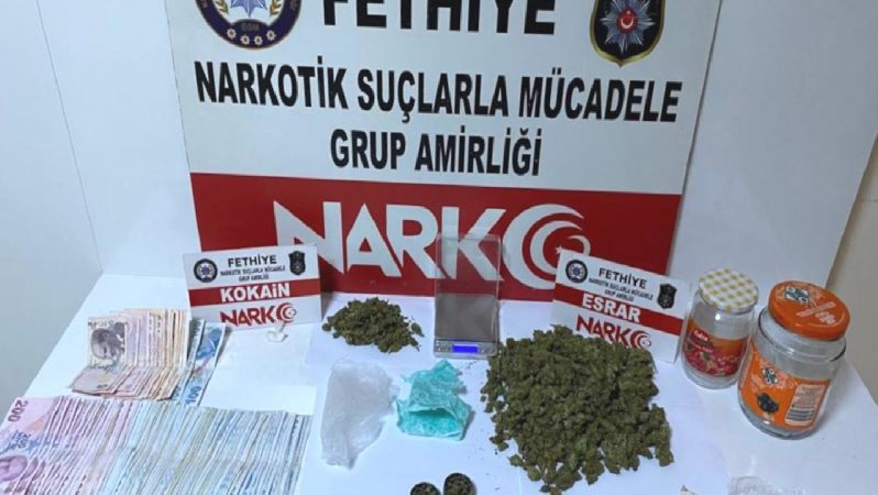 Muğla’da uyuşturucu operasyonu: 3 tutuklama