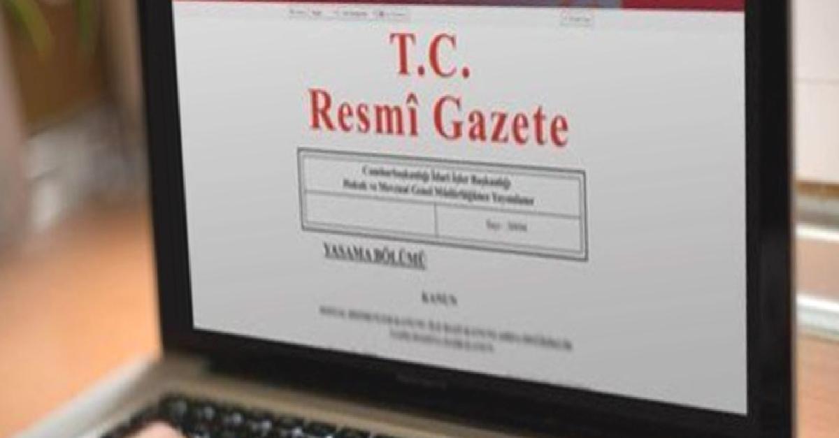 Resmi Gazete’de bugün (16.12.2022)