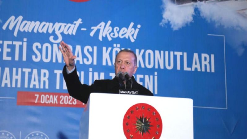 Cumhurbaşkanı Erdoğan anahtar teslim merasiminde konuştu